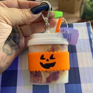 Pumpkin spice, latte, bath, and Bodyworks sanitizer holder